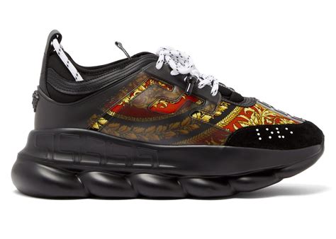 versace chain link sneakers|versace chain reaction twill.